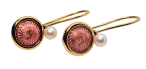 Victor Mayer Limited Edition Enamel And Akoya Pearl Earrings 2