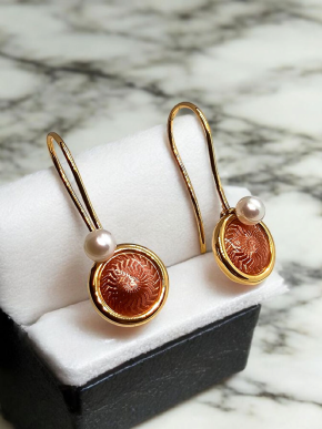 Victor Mayer Limited Edition Enamel And Akoya Pearl Earrings 3