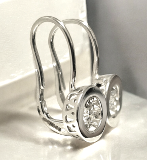 Bespoke Diamond And White Gold Earrings 5