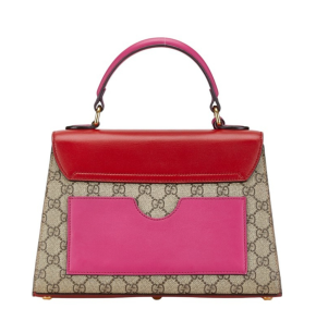 Gucci Supreme Coated Canvas And Leather Bag 2