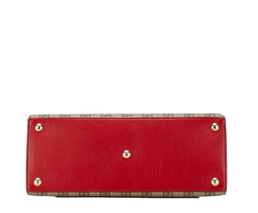 Gucci Supreme Coated Canvas And Leather Bag 5