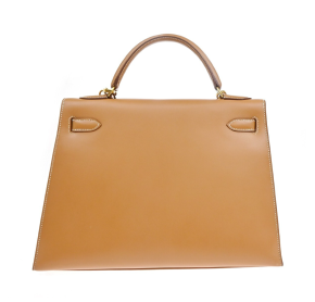 Hermes Tan With White Stitching Kelly 32cms 4