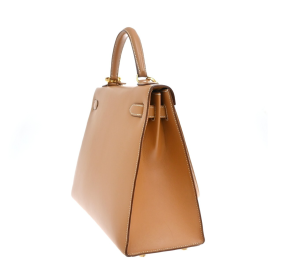 Hermes Tan With White Stitching Kelly 32cms 2