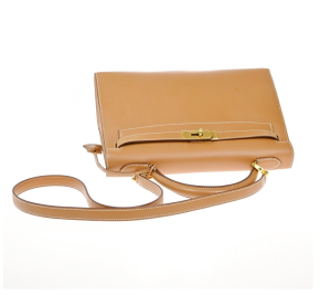 Hermes Tan With White Stitching Kelly 32cms 6