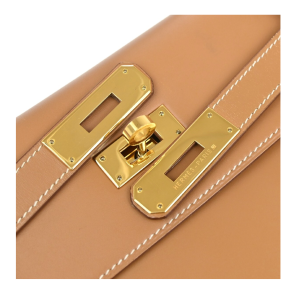 Hermes Tan With White Stitching Kelly 32cms 20