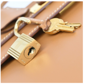 Hermes Tan With White Stitching Kelly 32cms 13