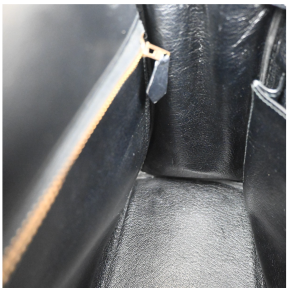 Hermes Black Kelly With Gold Hardware 32Cms 16