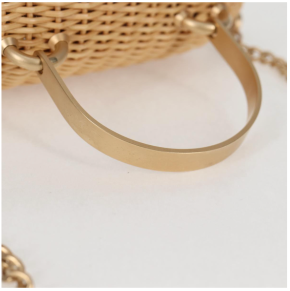Chanel Heart Padlock Wicker Bag 25