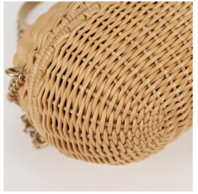 Chanel Heart Padlock Wicker Bag 26