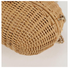 Chanel Heart Padlock Wicker Bag 27