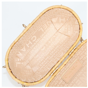 Chanel Heart Padlock Wicker Bag 19