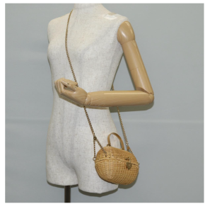 Chanel Heart Padlock Wicker Bag 15