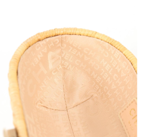 Chanel Heart Padlock Wicker Bag 11