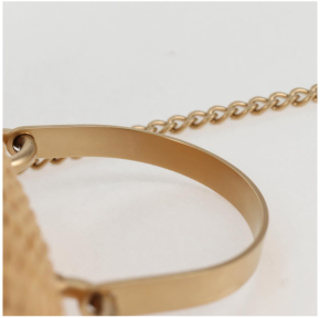 Chanel Heart Padlock Wicker Bag 8