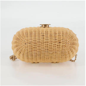 Chanel Heart Padlock Wicker Bag 2