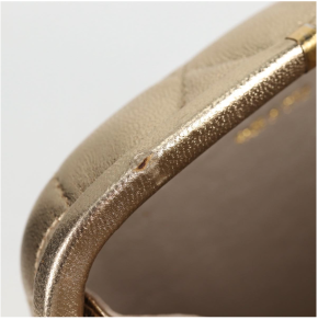 Chanel Logo CC Gold Bag 7