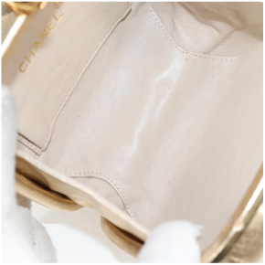 Chanel Logo CC Gold Bag 11