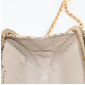 Chanel Logo CC Gold Bag 13