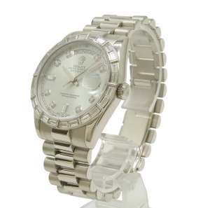 Rolex Day-Date Silver Watch 36mm 2