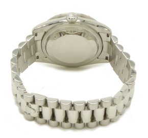 Rolex Day-Date Silver Watch 36mm 8