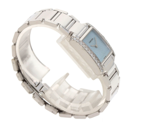 Cartier Tank Française Cadran C Motif White Gold Watch 9
