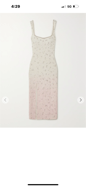 Clio Peppiat Beaded White Cocktail Dress 3