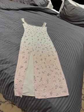 Clio Peppiat Beaded White Cocktail Dress 4