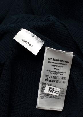 Orlebar Brown Black Short Sleeve Polo 7