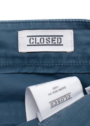 Closed Blue Cotton Chino Trousers 6