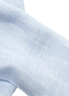 Luca Faloni Blue Fine Stripe Shirt 2