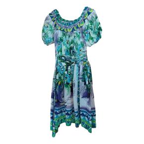 Prada Cotton Print Ruched Dress 2