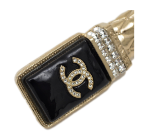 Vintage Chanel CC Logo Lipstick Brooch 5