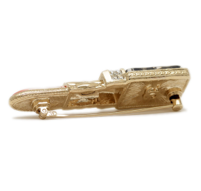 Vintage Chanel CC Logo Lipstick Brooch 6