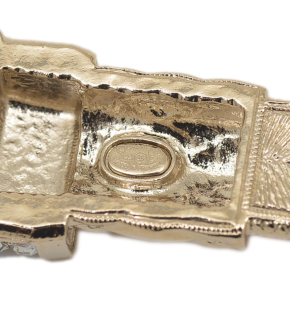Vintage Chanel CC Logo Lipstick Brooch 7
