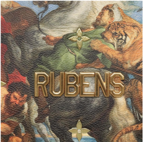 Limited Edition Louis Vuitton x Jeff Koons Masters Collection Pochette – “Tiger Hunt” Print with Gold Chain Strap 17