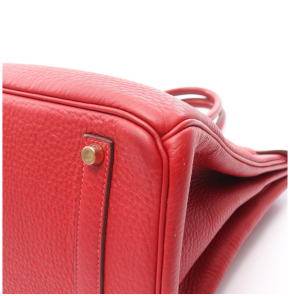 Hermès Birkin 30 Bag in Red Togo Leather with Gold Hardware 29