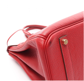 Hermès Birkin 30 Bag in Red Togo Leather with Gold Hardware 28