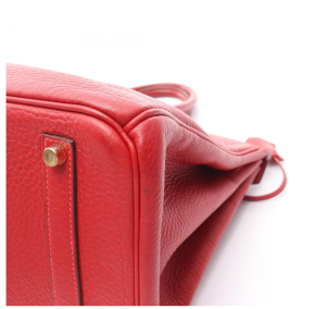Hermès Birkin 30 Bag in Red Togo Leather with Gold Hardware 27