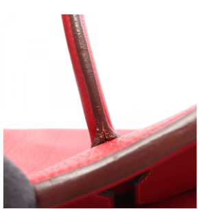 Hermès Birkin 30 Bag in Red Togo Leather with Gold Hardware 30