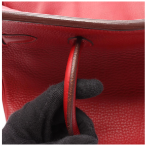 Hermès Birkin 30 Bag in Red Togo Leather with Gold Hardware 19