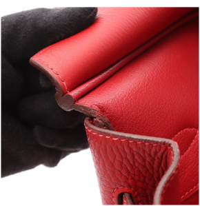 Hermès Birkin 30 Bag in Red Togo Leather with Gold Hardware 18