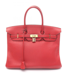 Hermès Birkin 30 Bag in Red Togo Leather with Gold Hardware 2