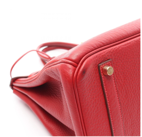 Hermès Birkin 30 Bag in Red Togo Leather with Gold Hardware 12