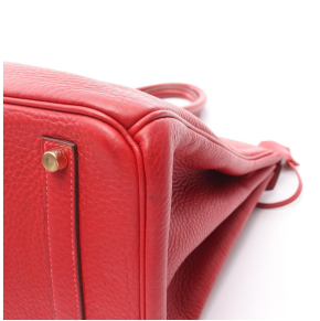 Hermès Birkin 30 Bag in Red Togo Leather with Gold Hardware 11