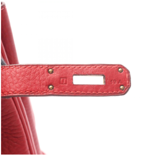 Hermès Birkin 30 Bag in Red Togo Leather with Gold Hardware 21
