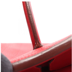 Hermès Birkin 30 Bag in Red Togo Leather with Gold Hardware 4