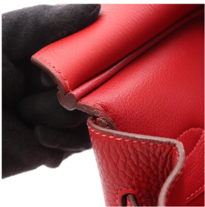 Hermès Birkin 30 Bag in Red Togo Leather with Gold Hardware 8