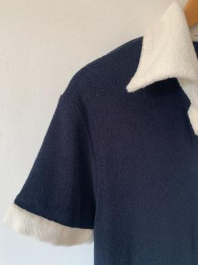 Giuliva Heritage Navy Towelling Dress 7