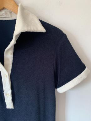 Giuliva Heritage Navy Towelling Dress 10