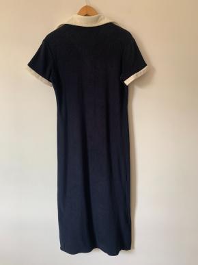 Giuliva Heritage Navy Towelling Dress 8